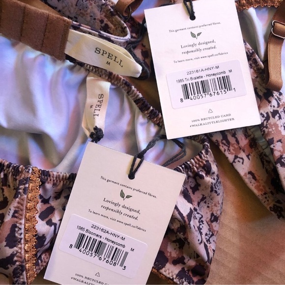 Spell 1985 Honeycomb Set Bralette & Panty - Picture 6 of 7